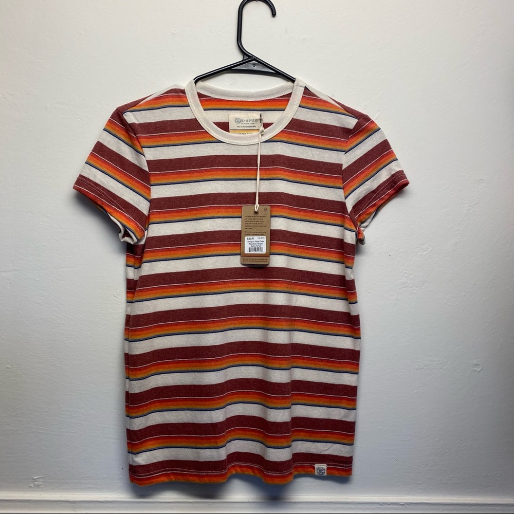 Marine layer ReSpun rainbow tea-shirt